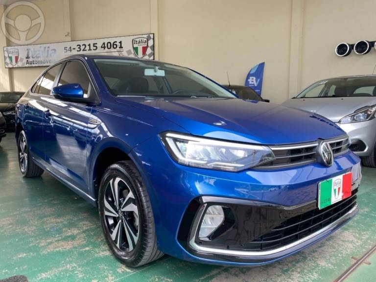 VOLKSWAGEN - VIRTUS 1.0 200 TSI COMFORTLINE AUTOMÁTICO - 2023/2023 - AZUL - R$ 109.900,00