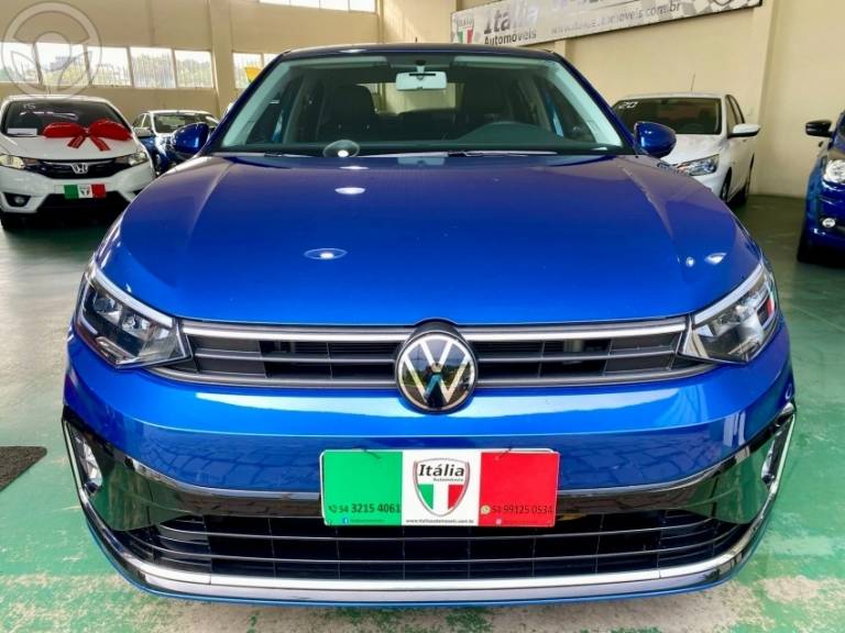 VOLKSWAGEN - VIRTUS 1.0 200 TSI COMFORTLINE AUTOMÁTICO - 2023/2023 - AZUL - R$ 109.900,00