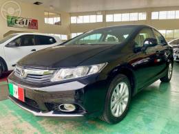HONDA - CIVIC 1.8 LXS 16V FLEX 4P AUTOMÁTICO - 2012/2013 - PRETA - R$ 64.900,00