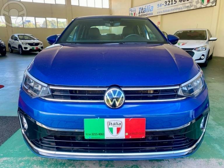 VOLKSWAGEN - VIRTUS 1.0 200 TSI HIGHLINE AUTOMÁTICO - 2023/2024 - AZUL - R$ 119.900,00