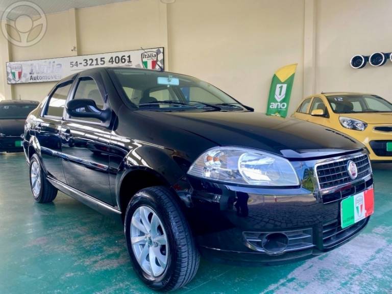 FIAT - SIENA 1.4 MPI EL 8V FLEX 4P MANUAL - 2011/2012 - PRETA - R$ 31.900,00